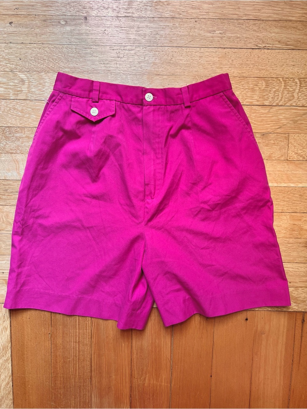Vintage 70s high waist twee shorts s/m pink